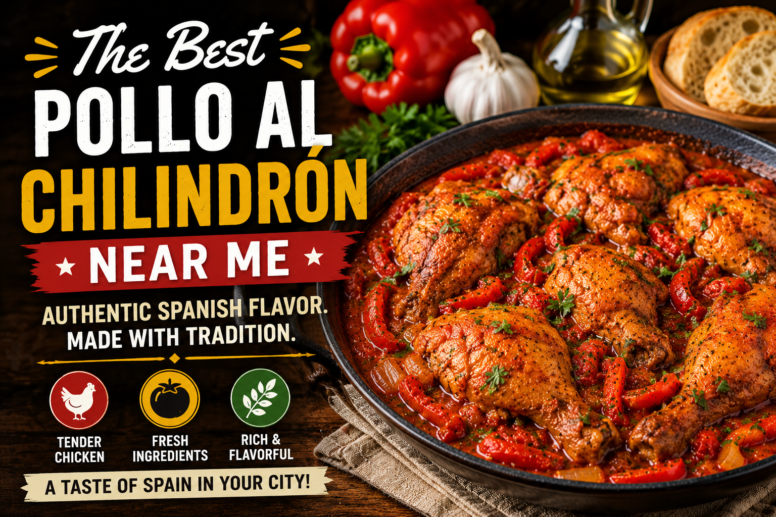 Best Pollo al Chilindron Near Me